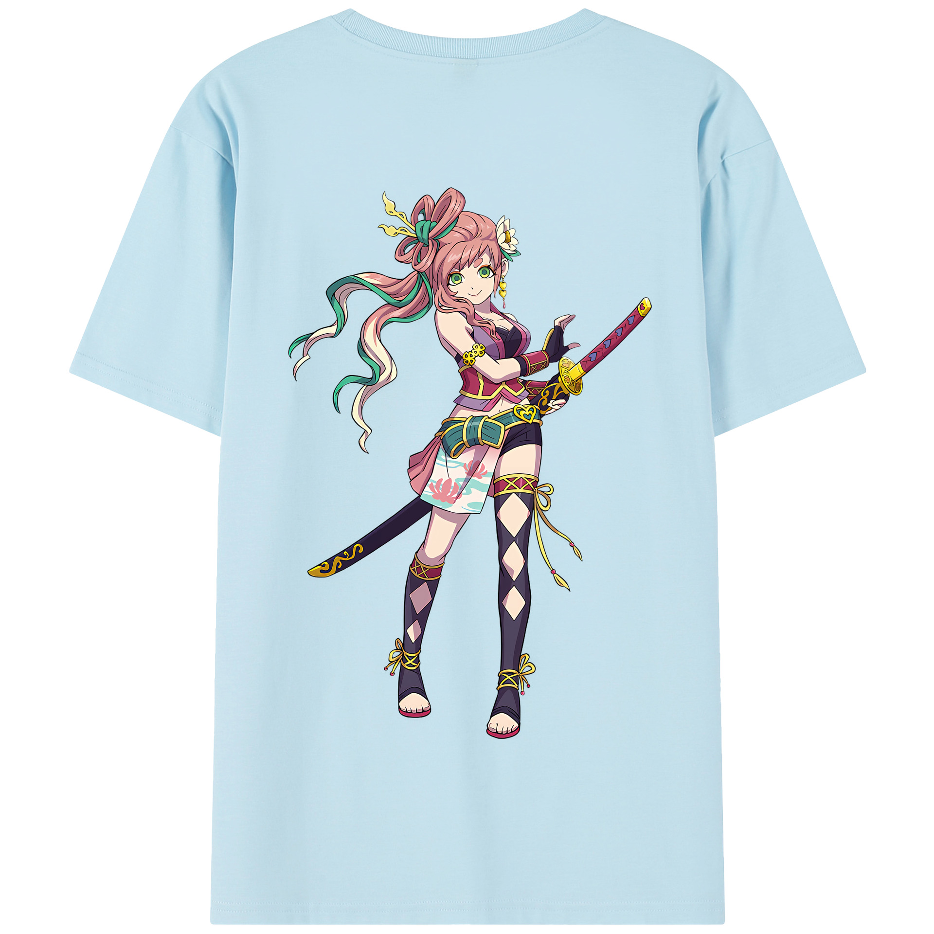 （画像用） 妖怪ウォッチ Yo-kai Watch 綿100％半袖Tシャツ（背面プリント）